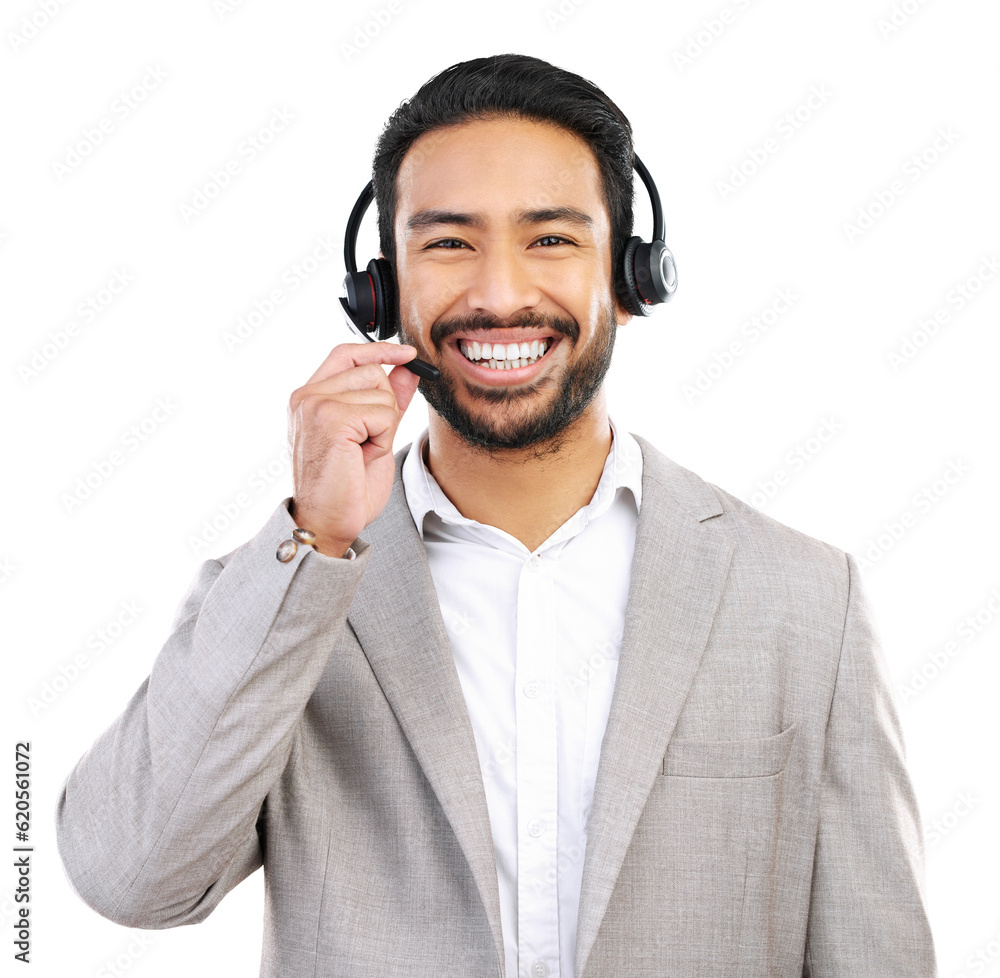 Call center, business and smile with portrait of man on png for customer service, networking and advice. Technical support, contact us and agent with consultant isolated on transparent background Call center, business and smile with portrait of man on png for customer service, networking and advice. Technical support, contact us and agent with consultant isolated on transparent background