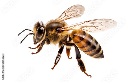 bee on clear background