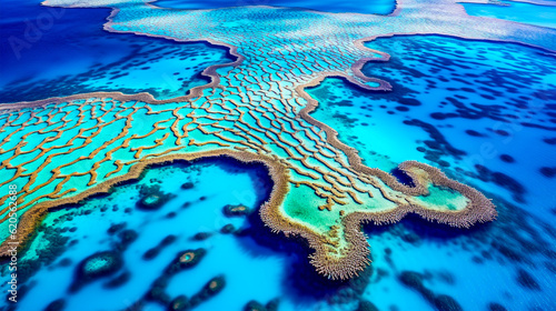 Barrier Reef  Generative AI illustration