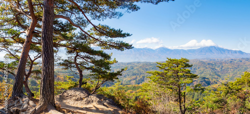 Nature of Japan. Panoramic ...