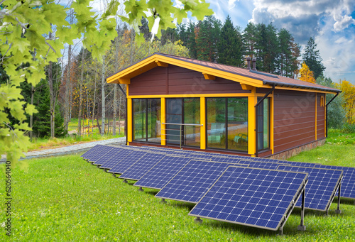 Photovoltaic batteries. Hou...
