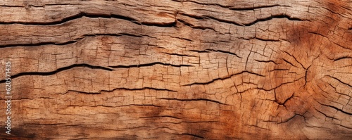 Texture of bark wood backgrounf, detailed, panorama. Generative Ai.