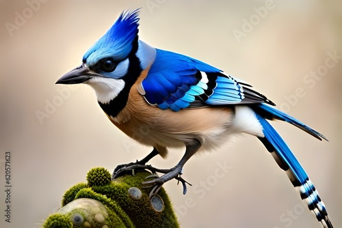 blue jay on a branch