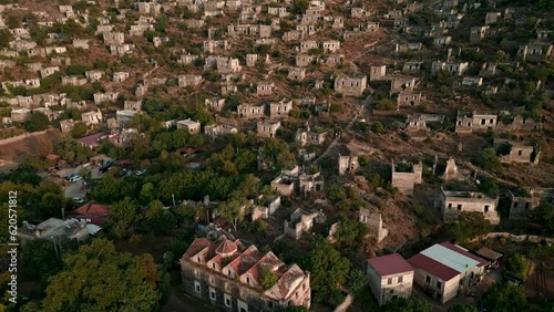 Kayakoy Ancient City Aerial View  photo