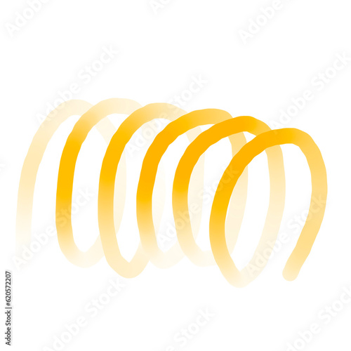 orange juice isolated on white