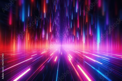 abstract futuristic background with pink blue purple glowing neon moving high speed wave lines honeycomb and bokeh lights. Data transfer concept Fantastic wallpaper