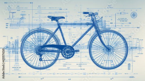 bicycle blue print