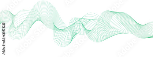 Abstract colorful glowing wave curved lines background.  Abstract frequency sound wave lines and technology curve lines background. Design used for banner, template, science, business and many more.