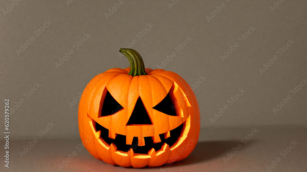 A Carved Pumpkin Sitting On Top Of A Table A Carved Pumpkin Sitting On Top Of A Table