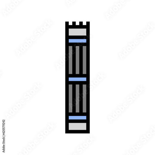 fuel assembly nuclear energy color icon vector. fuel assembly nuclear energy sign. isolated symbol illustration