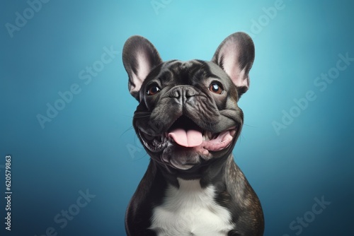 french bulldog portrait background, generative ai © Nia™