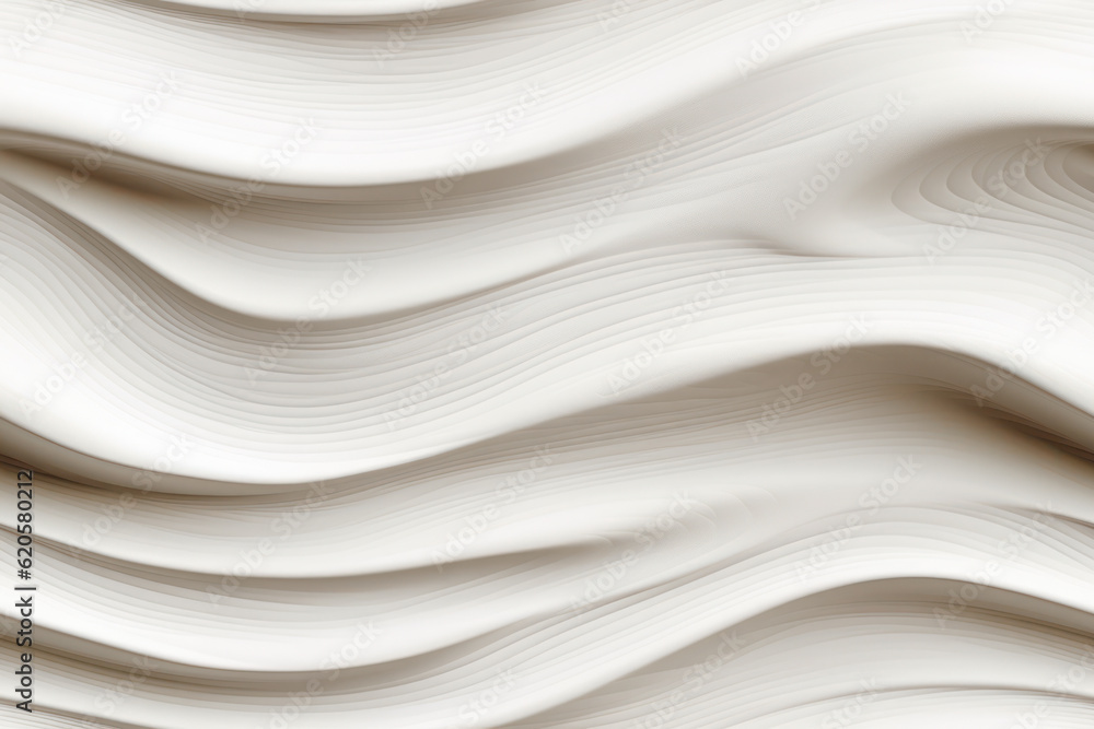 Fototapeta premium Elegant 3D Waves in Light and Shadow