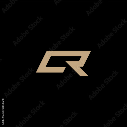 Initial CR Logo Design Elegant, Vector Initial Letter Logo, Monogram Logo
