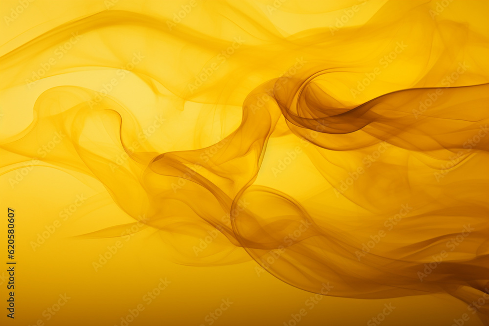 Yellow smoke pattern background Yellow smoke pattern background
