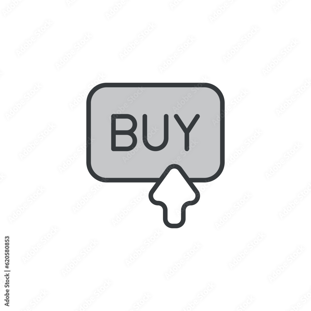 Buy icon design with white background stock illustration Buy icon design with white background stock illustration