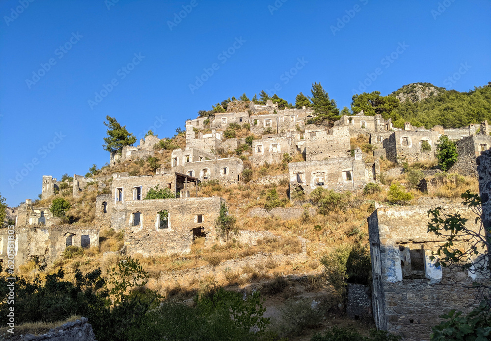 Kayakoy abandoned village Fethiye Turkey