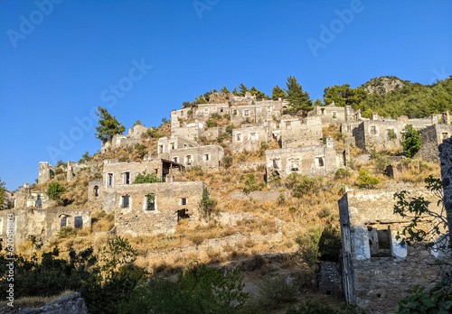 Kayakoy abandoned village Fethiye Turkey