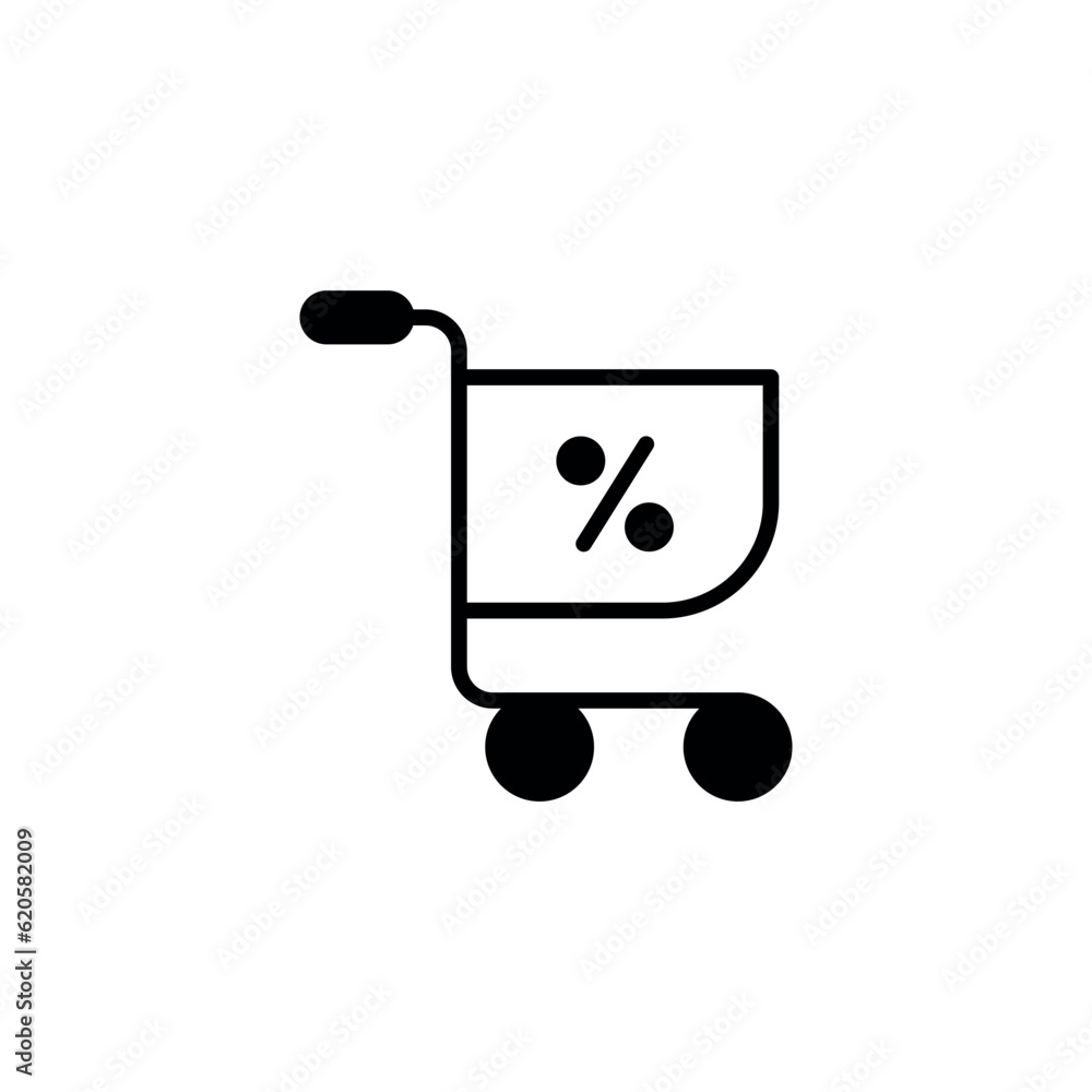 Discount icon design with white background stock illustration Discount icon design with white background stock illustration