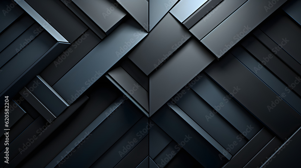 Ethereal Elegance: A Soft and Creamy Geometric Matte Black Wonderland, AI Generative Ethereal Elegance: A Soft and Creamy Geometric Matte Black Wonderland, AI Generative
