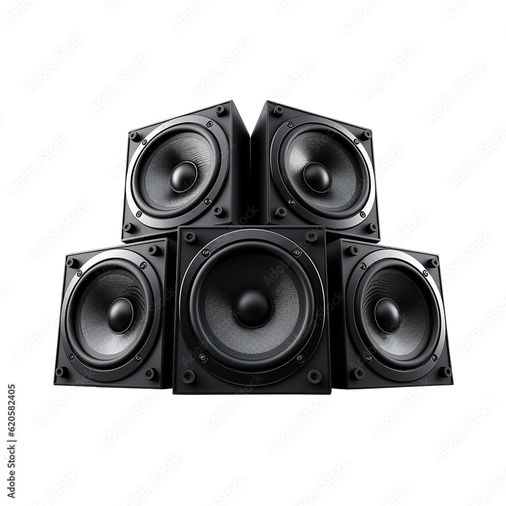 stack audio music speaker isolated stack audio music speaker isolated