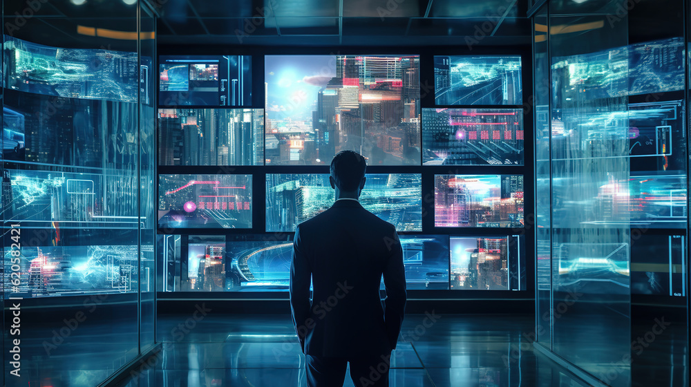 security guard watching a video security guard watching a video