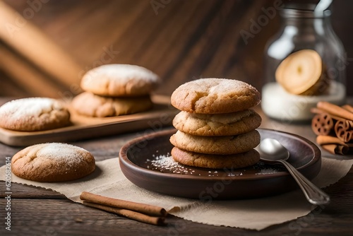coffee and cookies generated by AI