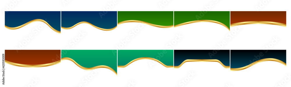 Gold Banner header