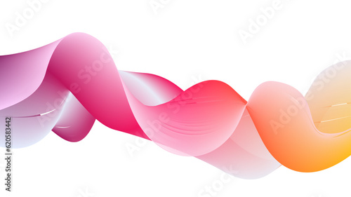  Dynamic flowing wave lines design element. Abstract wavy lines gradient vector illustration. Abstract colorful gradient blend wave lines and technology background.