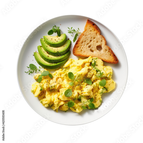 Plate of Scrambled Eggs and...