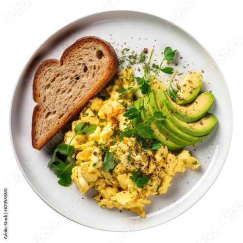 Plate of Scrambled Eggs and...