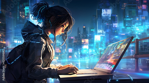 Code City: Cyberpunk Hacker Unleashed