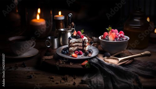 cake with candle © Mizanur