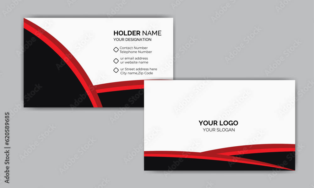 Creative Corporate Business card design, Luxury Stylish Business card