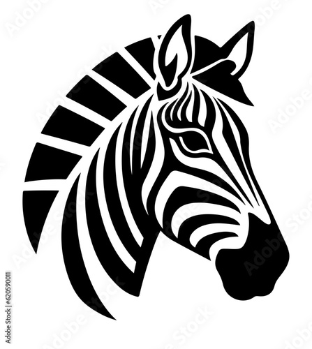 Zebra head icon
