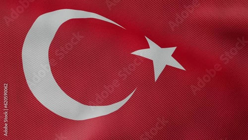 Turkish Flag Waves, Türk Bayrağı Dalgalanıyor photo