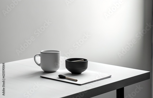cup of coffee on a table