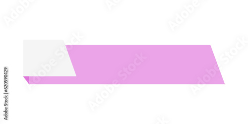 Label text box elements for infographic titles, and banners. Annotation ribbon. Advertising Design shape. Vector label tag.