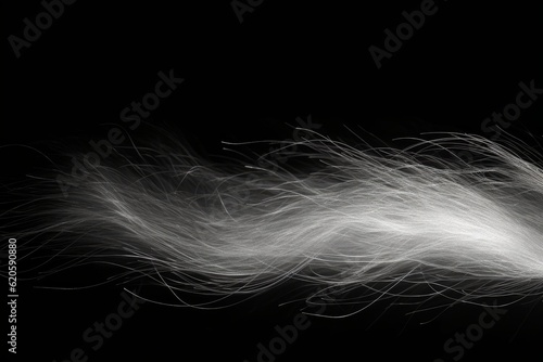 Illustration of a black and white feather created using generative AI