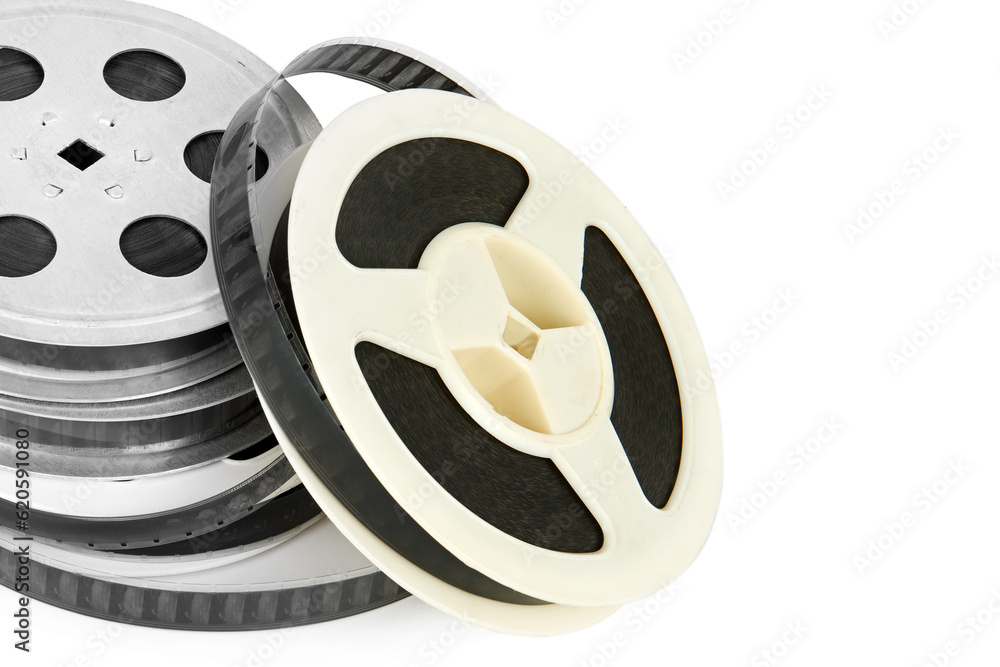 Obraz premium Film strip isolated on white. Free space for text.