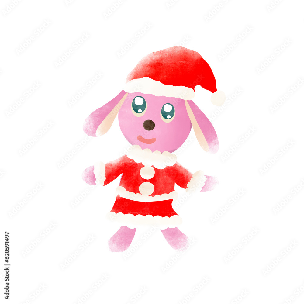 santa claus bunny santa claus bunny