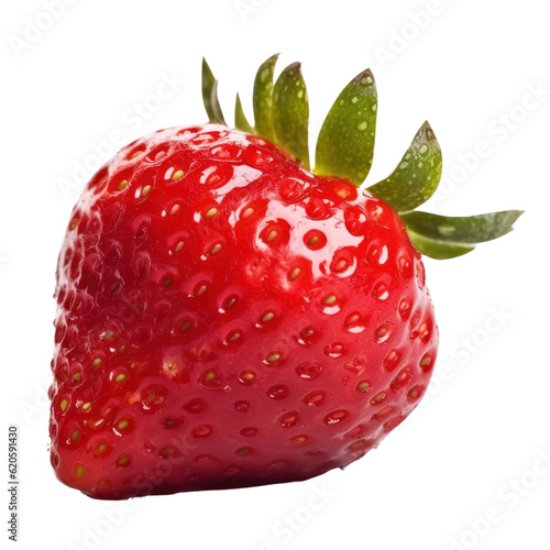 strawberry isolated on transparent background cutout