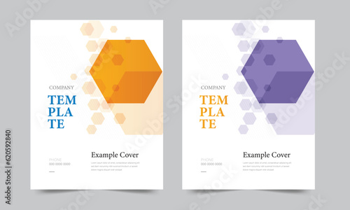 Cover design for annual report and business catalog, magazine, flyer or booklet. Brochure template layout. A4 cover vector EPS-10