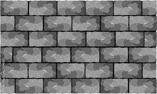 llustration of stone wall or stone texture