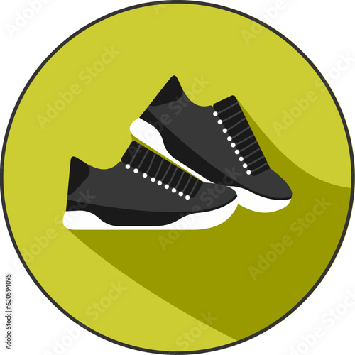 Shoes icon - flat footwear icons