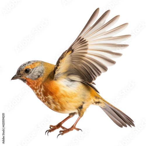 female cardinal isolated on transparent background cutout