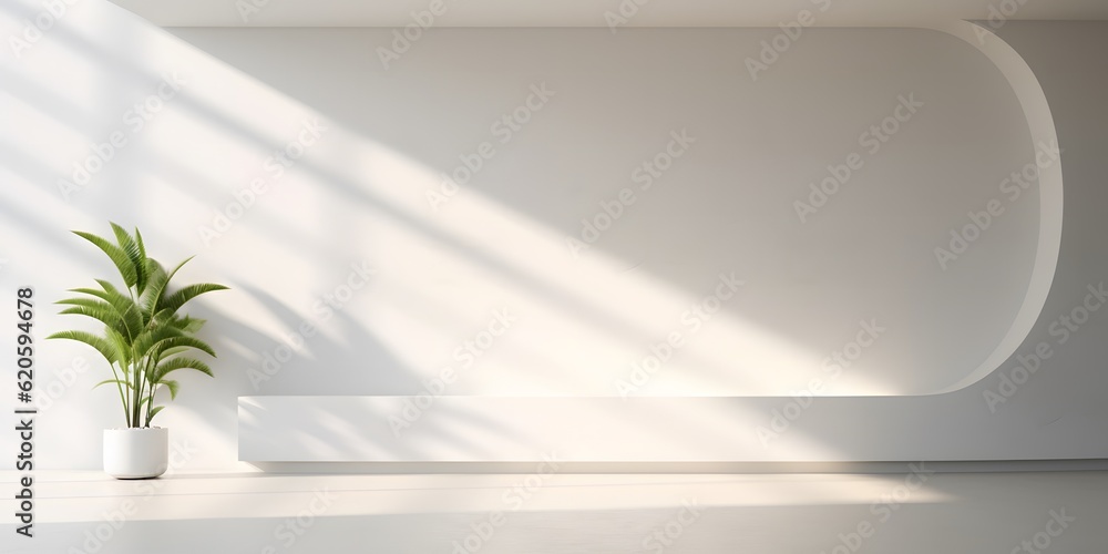 modern minimalist interior with a big empty white wall modern minimalist interior with a big empty white wall