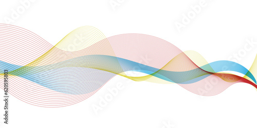 Abstract flowing wave lines background. Design element for technology, science, modern concept.vector eps 10