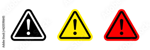 Warning, attention, caution sign