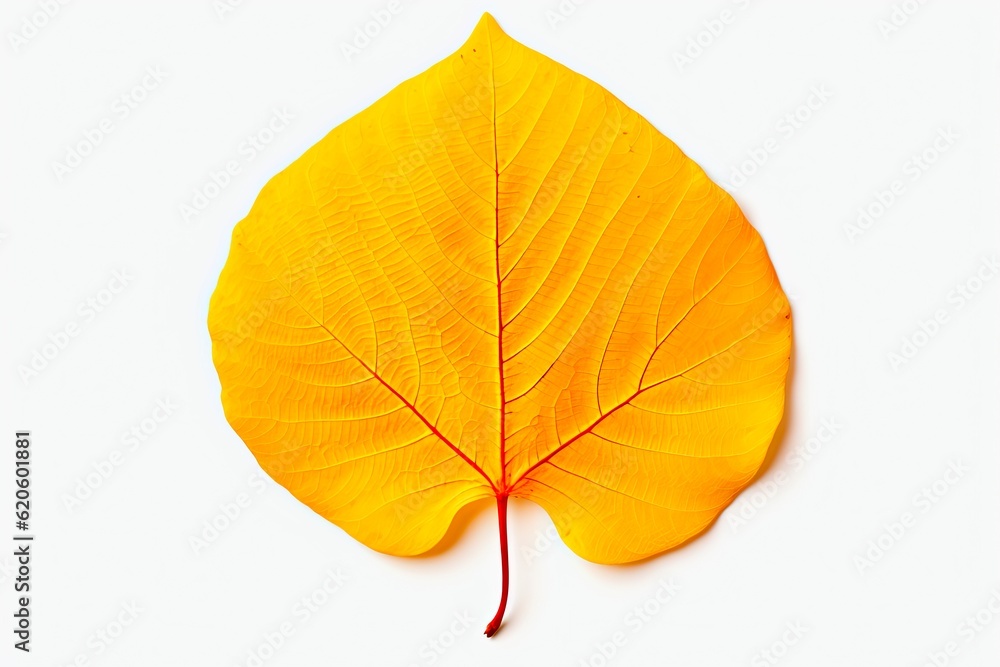 Aspen Leaf in Vivid Red Color. Isolated Shot Perfect for Autumn and Nature-Themed Designs: Generative AI Aspen Leaf in Vivid Red Color. Isolated Shot Perfect for Autumn and Nature-Themed Designs: Generative AI