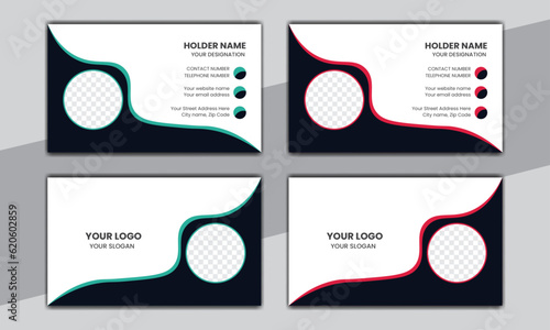 Professional Business card design for personal identity